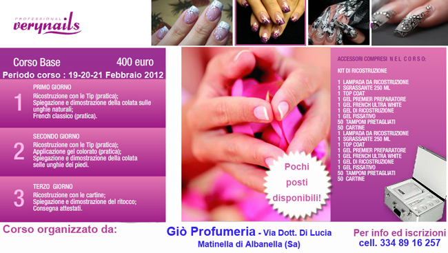 locandina corso base verynails