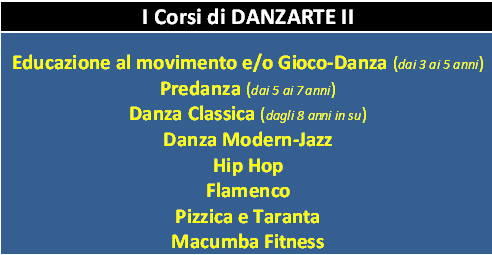 Danzarte corsi