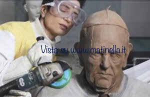 Matinella. Papa Francesco visto dalla scultrice Linda Edelhoff