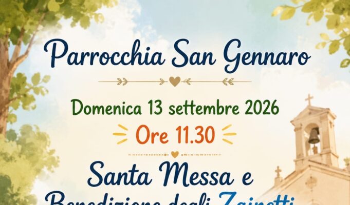 Matinella. Santa Messa e benedizione degli zainetti nella Parrocchia di San Gennaro…
