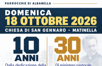 Matinella, una comunità in festa: dieci anni della chiesa di San Gennaro e trent’anni di don Carlo ad Albanella ed il benvenuto a Don Giuseppe Sette…